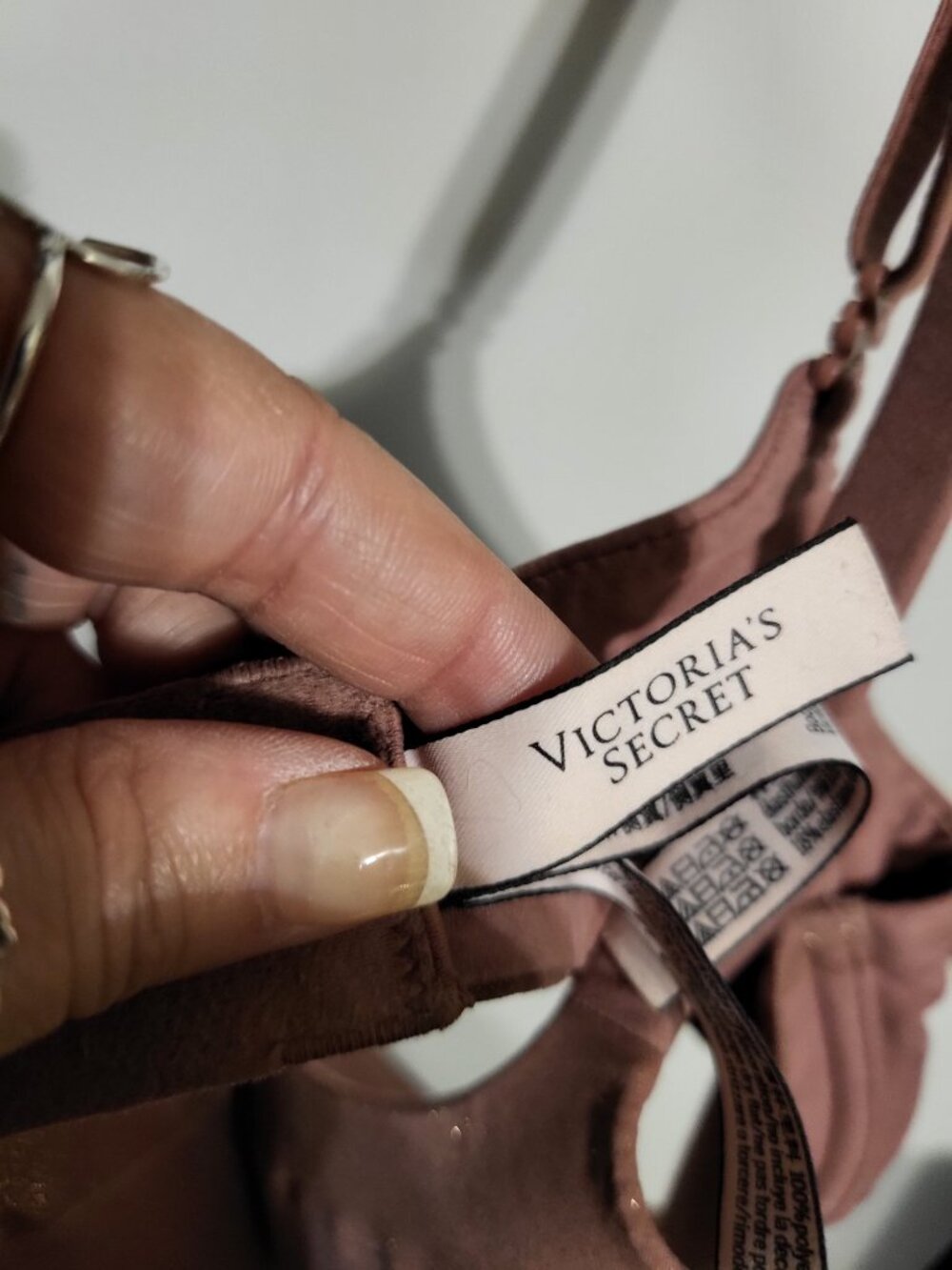 VICTORIA SECRET PINK BLUSH BRA SZ 34DD - Picture 4 of 5